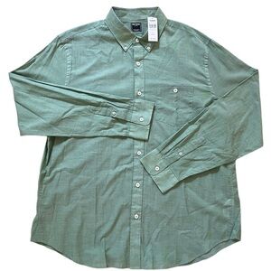 Todd Snyder Light Green Casual Button-Down Shirt